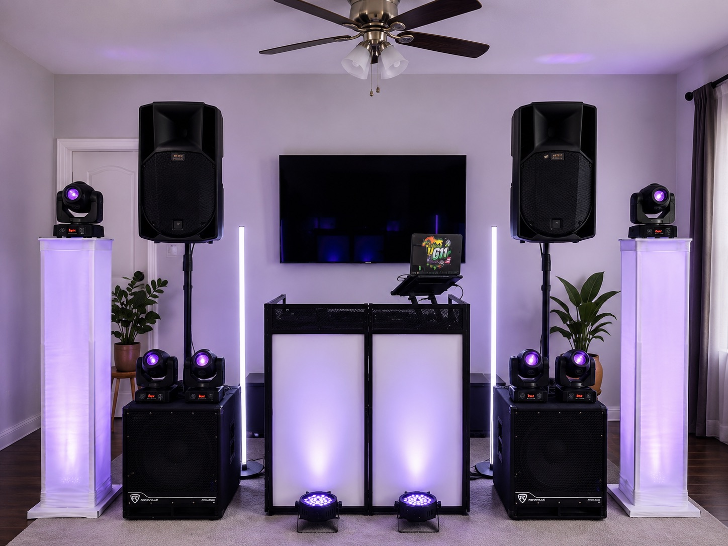 DJ G11 professional DJ booth setup